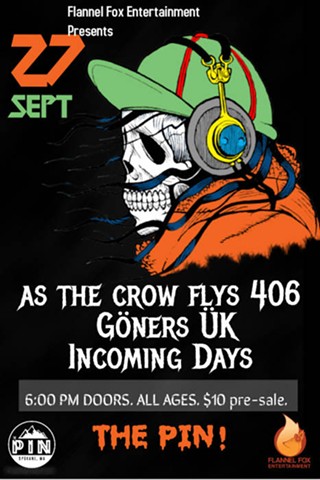 As the Crow Flies, Goners UK, Incoming Days