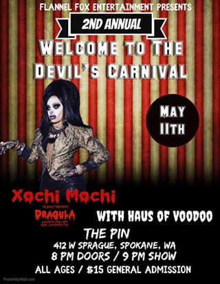 Welcome to the Devil's Carnival Drag Show with Xochi Mochi