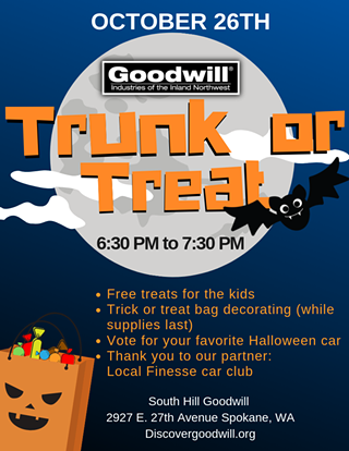 Goodwill Trunk or Treat