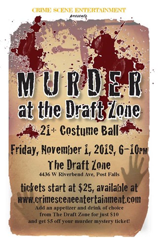 Murder at the Draft Zone: Costume Ball & Murder Mystery