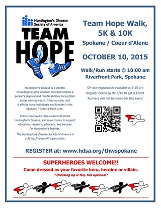 Team Hope Walk, 5K, & 10K