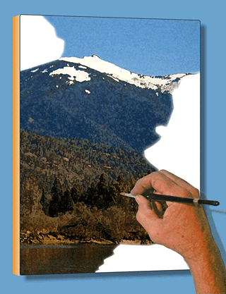 Scotchman Peaks Plein Air Paintout