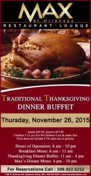 Traditional Thanksgiving Dinner Buffet