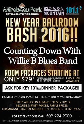 New Year's Ballroom Bash with Willie B Blues Band