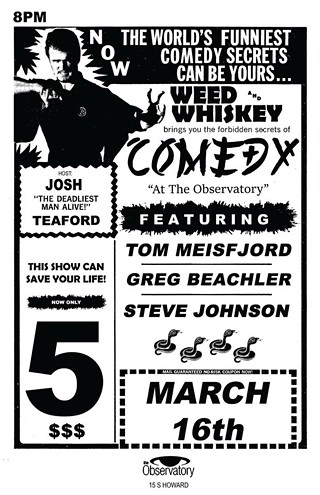 Weed & Whiskey Comedy Night