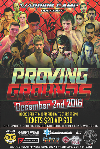 Proving Grounds Live Amateur Cage Fights