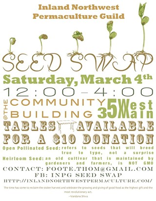 Inland NW Permaculture Guild Seed Swap