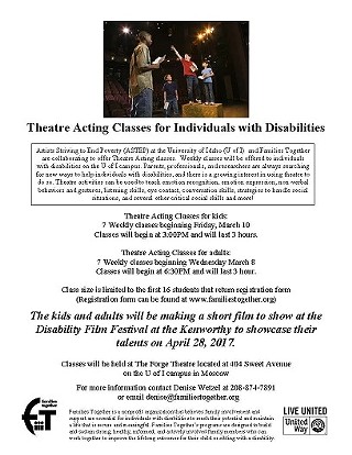 Acting Classes for Children with Disabilities