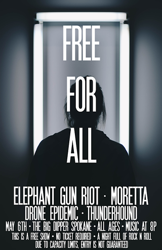 Elephant Gun Riot, Moretta, Drone Epidemic, Thunderhound