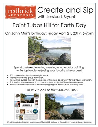 Paint & Sip: Tubbs Hill in Watercolor