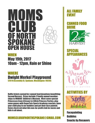 Moms Club of North Spokane Open House