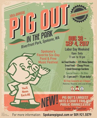 Pig Out in the Park feat. Too Slim and the Taildraggers, B-Radicals, Sovereign Citizen and the Non-Prophets and more