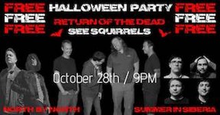 Halloween Bash! feat Dead See Squirrels, North by North, Summer In Siberia