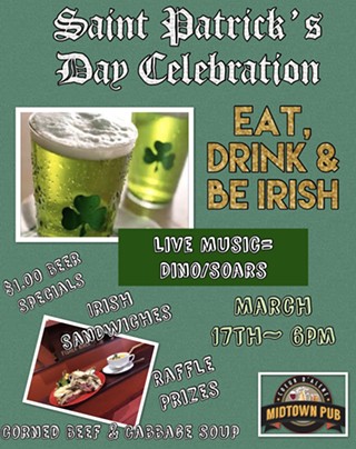 St Patrick’s Day Bash feat. Dino/Soars