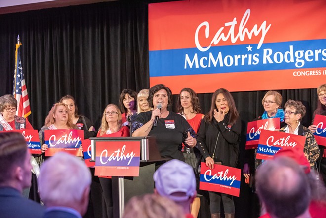 Election night in Spokane, Nov. 6, 2018