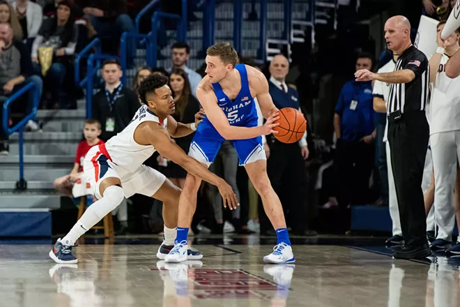 Image: Brigham Young University at Gonzaga, Jan. 18