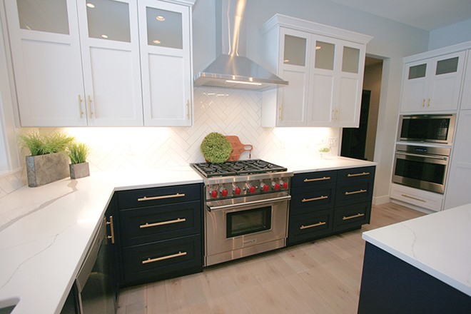 Contemporary kitchen design from three local home builders