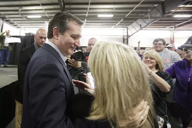 Image: Ted Cruz Campaign Rally In Coeur d'Alene
