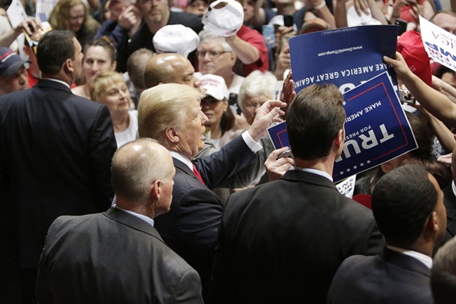 Scenes from Donald Trump's Campaign Rally in Spokane