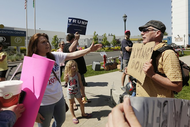 Scenes from Donald Trump's Campaign Rally in Spokane