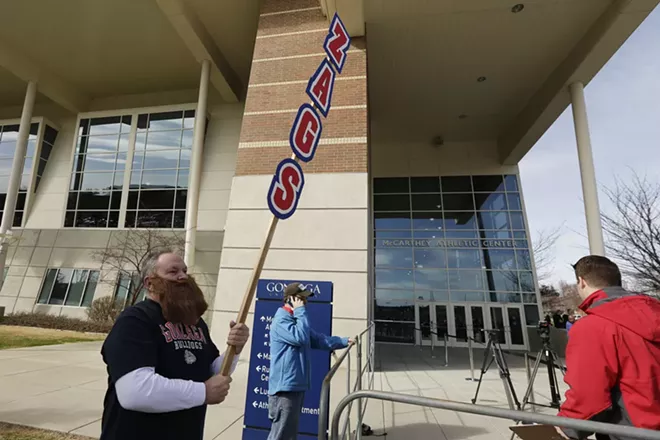 Image: Gonzaga Men's Basketball Team Returns To Spokane