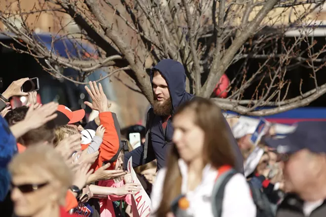 Image: Gonzaga Men's Basketball Team Returns To Spokane