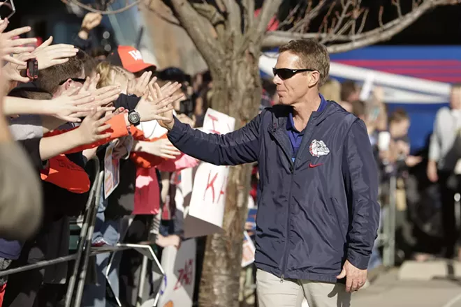 Image: Gonzaga Men's Basketball Team Returns To Spokane