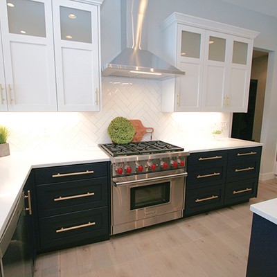 Contemporary kitchen design from three local home builders