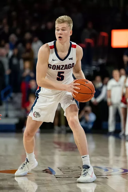 Image: Brigham Young University at Gonzaga, Jan. 18