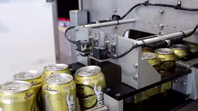 VIDEO: Pilsner 37 canning day at Orlison Brewing Co.