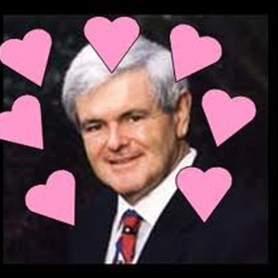 Why didn't Gingrich bring up his moonbase idea on Thursday? It's not actually that crazy...