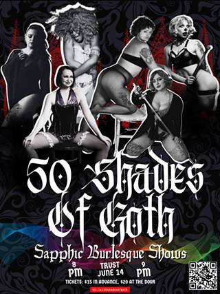 Image: 50 Shades of Goth: A Sapphic Burlesque Show