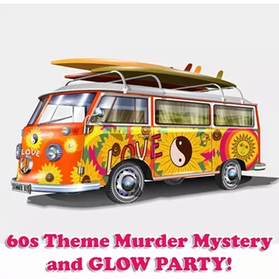 Image: 60s Glow Party Murder Mystery