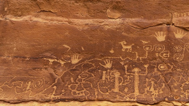 A carved hand left by an ancient artist can still remind us that every effort makes a difference
