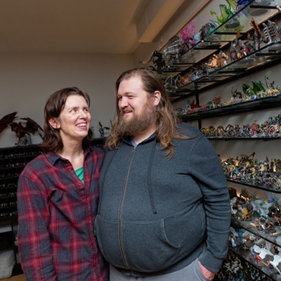 A local couple opens two shops focused on creative play and community inside Hillyard's historic United Building