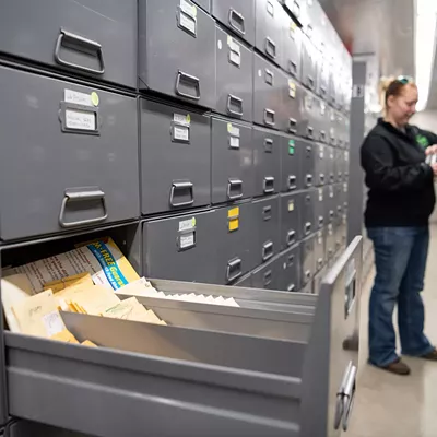 Image: A look inside Pullman's seed bank