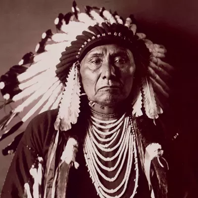 Image: A year before his death, Chief Joseph visited Seattle to deliver a final plea for his people