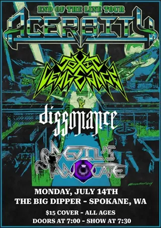 Image: Acerbity, Toxic Vengeance, Dissonance, Devil's Advocate