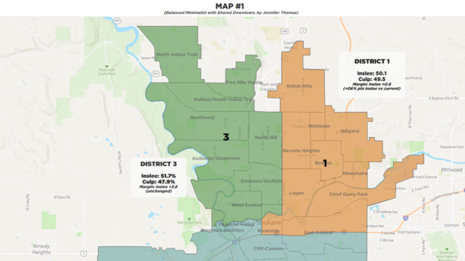 After intense GOP lobbying, board recommends Spokane City Council map with few changes