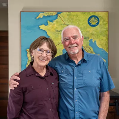 Image: After walking more than 3,500 miles, a Spokane couple isn't done yet