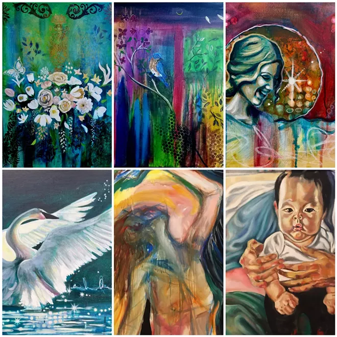 Art from Dawn Hatchett, Talena Carter, and Deborah Sinclair