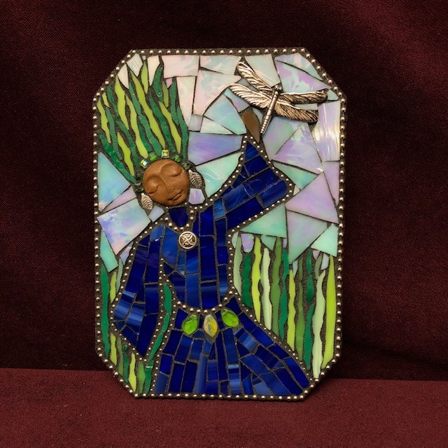"I Reach Out From the Inside" Mosaic Wall Hanging