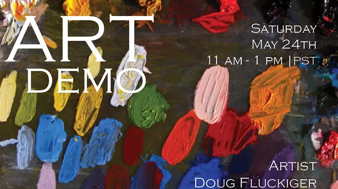 Image: Artist Demonstration: Doug Fluckiger
