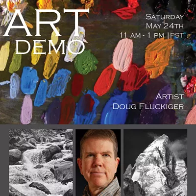 Image: Artist Demonstration: Doug Fluckiger