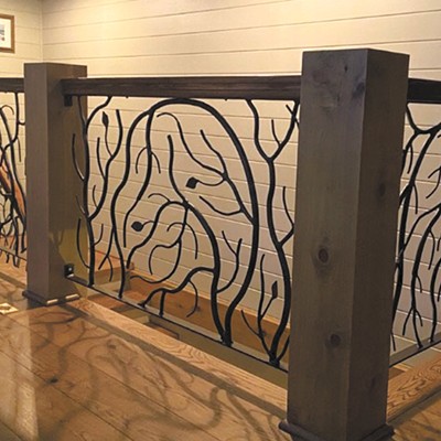Artistic yet functional custom metalwork can elevate a home improvement project