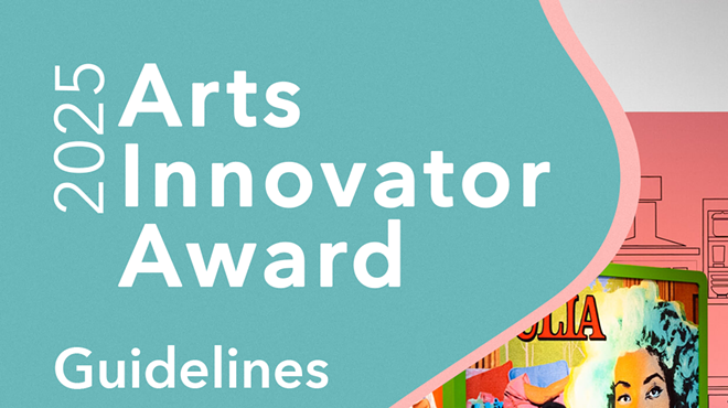 Image: Arts Innovator Award Application