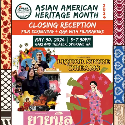 Image: Asian American Heritage Month Closing Reception Film Screening by Asians for Collective Liberation in Spokane. LIQUOR STORE DREAMS| YAI NIN