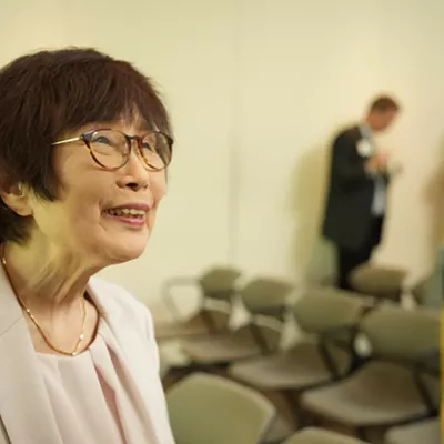 Image: Atomic bomb survivor Keiko Ogura is honored by the University of Idaho for her decadeslong peace advocacy (2)