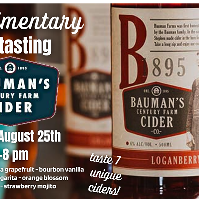 Bauman's Cider Tasting