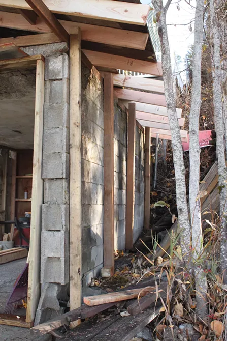 Image: Before & After: Diamond Lake Boat Shed